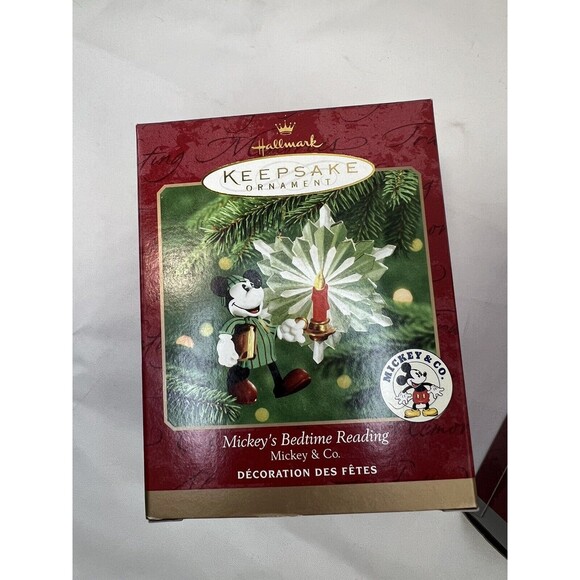 Lot Of 2 Vtg Hallmark‎ 1998-20000 Keepsake Ornament DISNEY MICKEY & Minnie Mouse - Picture 4 of 5